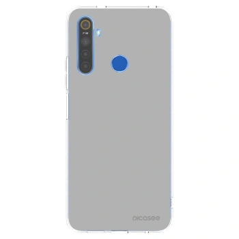Picasee husă transparentă din silicon pentru Realme 5 - Stone
