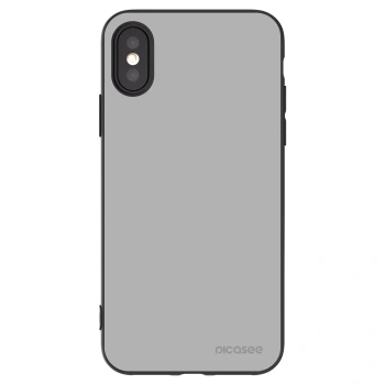 Picasee husă neagră din silicon pentru Apple iPhone X/XS - Stone