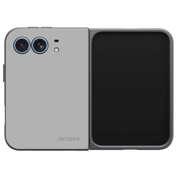 Picasee husă neagră din silicon pentru Apple iPhone Duo - Stone