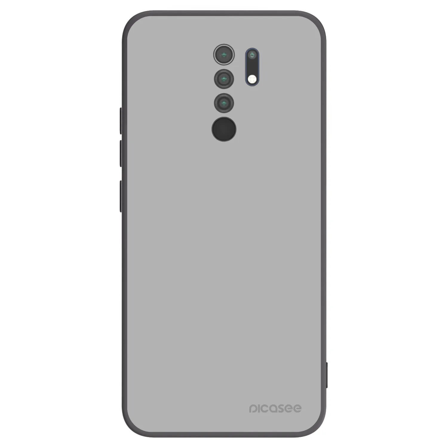Picasee husă neagră din silicon pentru Xiaomi Redmi 9 - Stone