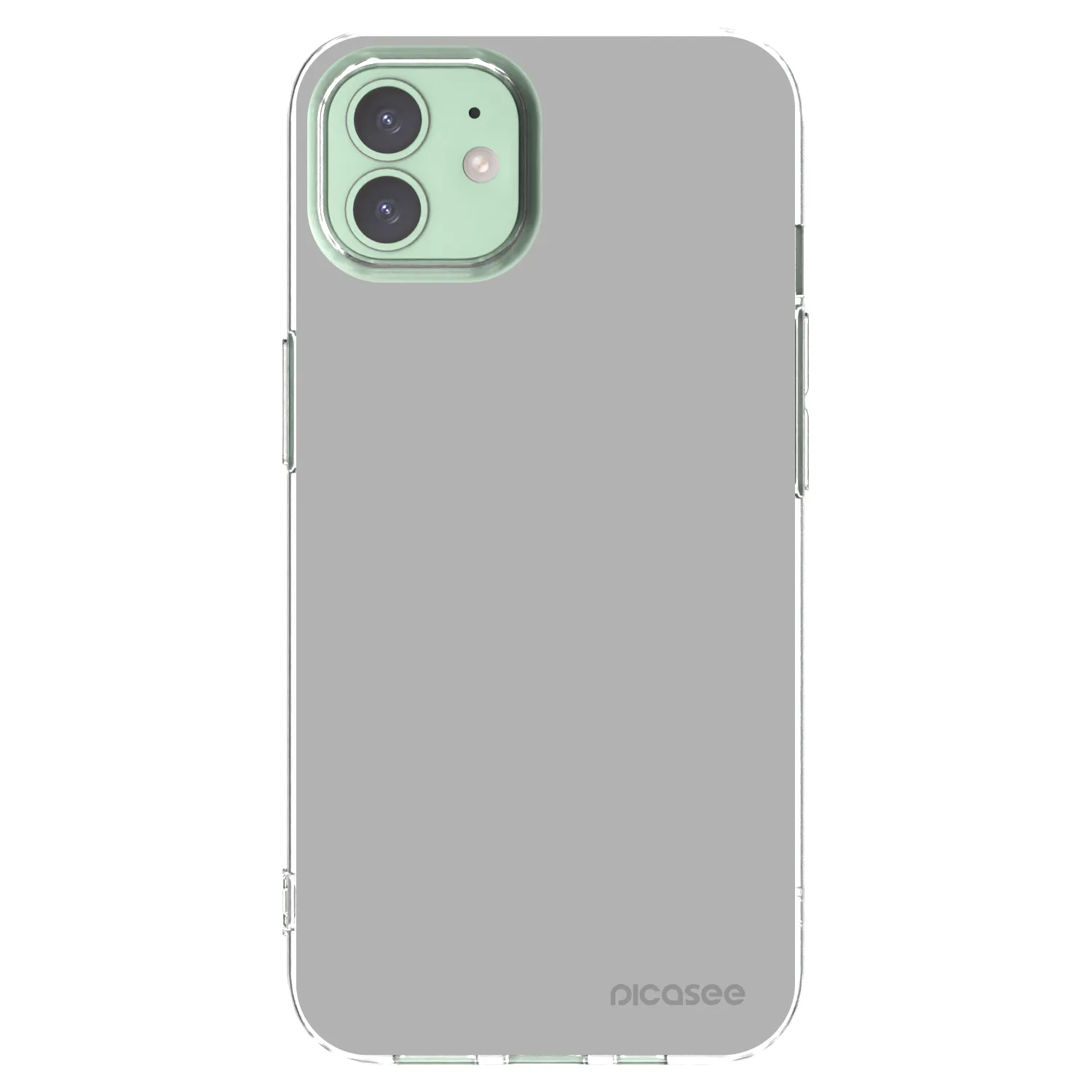 Picasee husă transparentă din silicon pentru Apple iPhone 12 - Stone