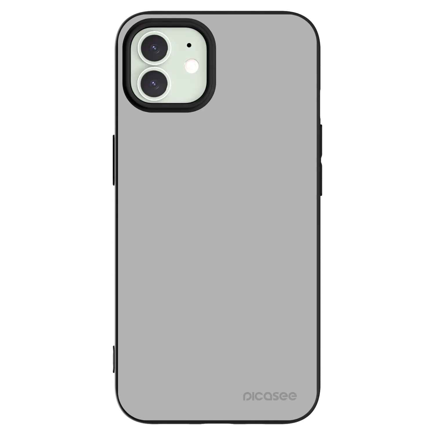 Picasee husă neagră din silicon pentru Apple iPhone 12 Pro - Stone