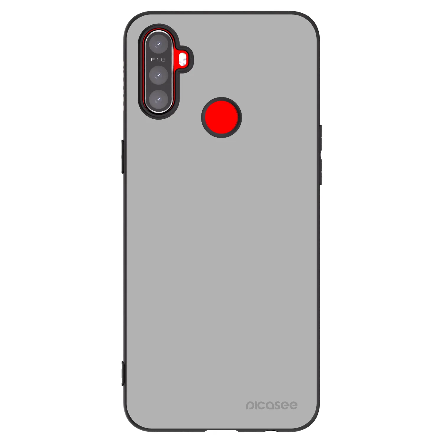 Picasee husă neagră din silicon pentru Realme C3 - Stone