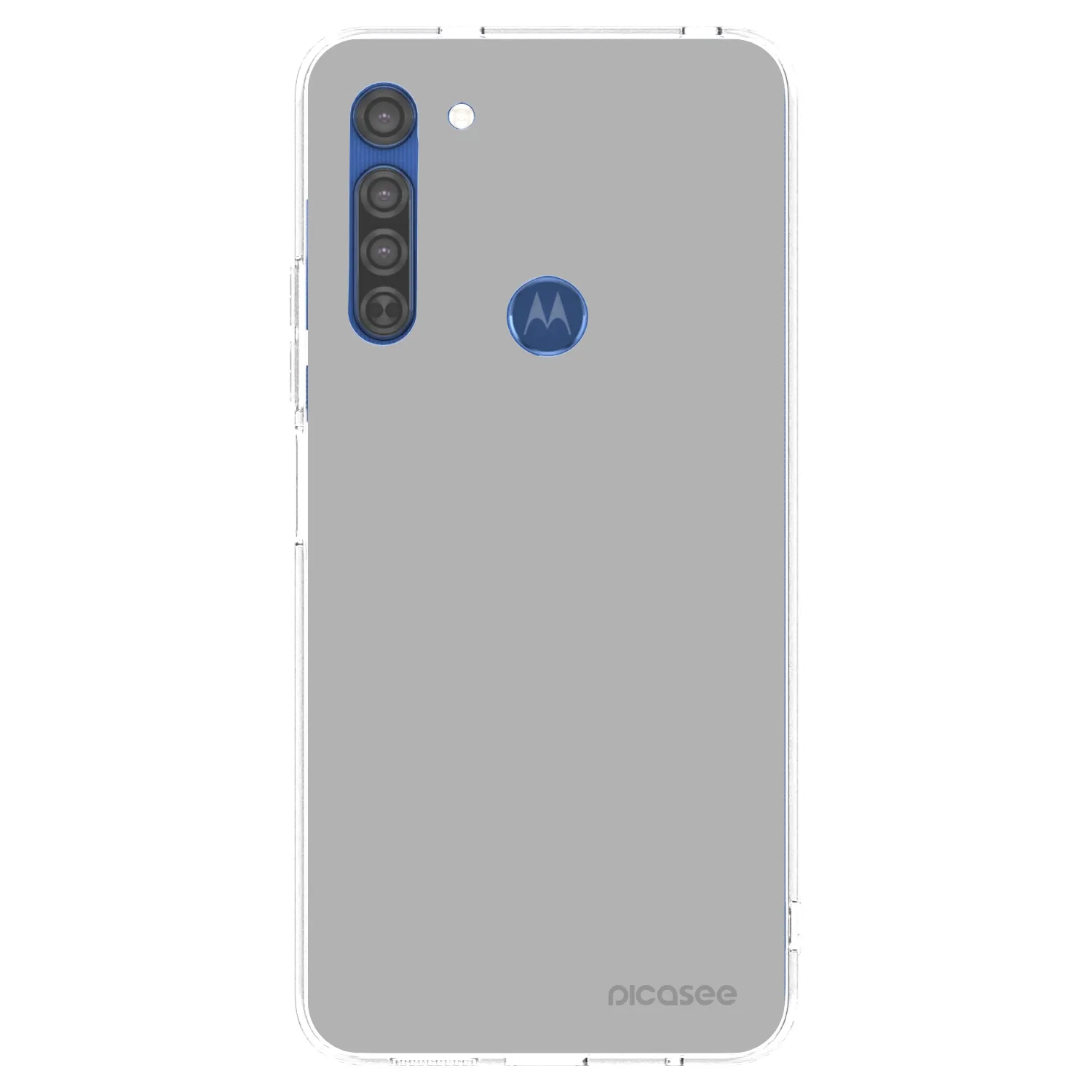 Picasee husă transparentă din silicon pentru Motorola Moto G8 - Stone