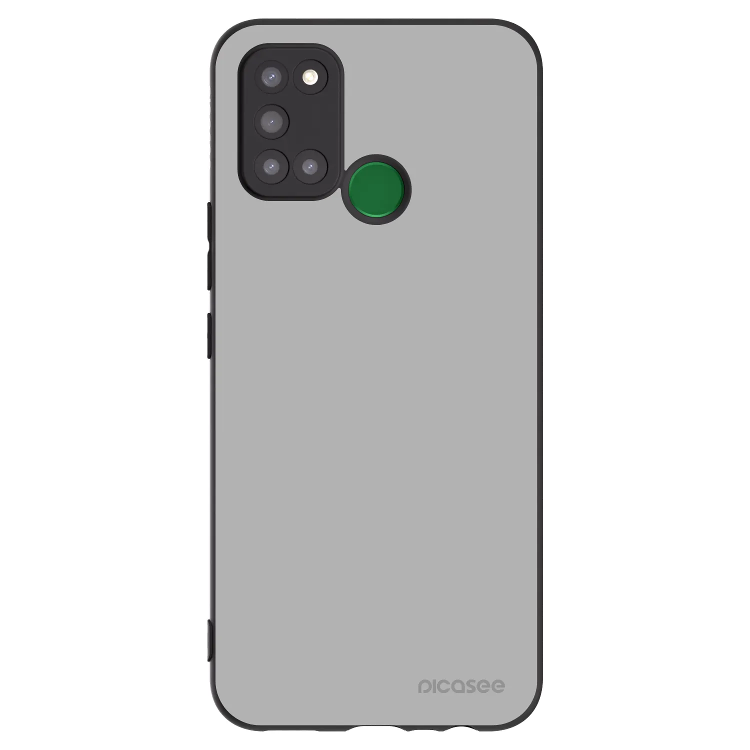 Picasee husă neagră din silicon pentru Realme 7i - Stone