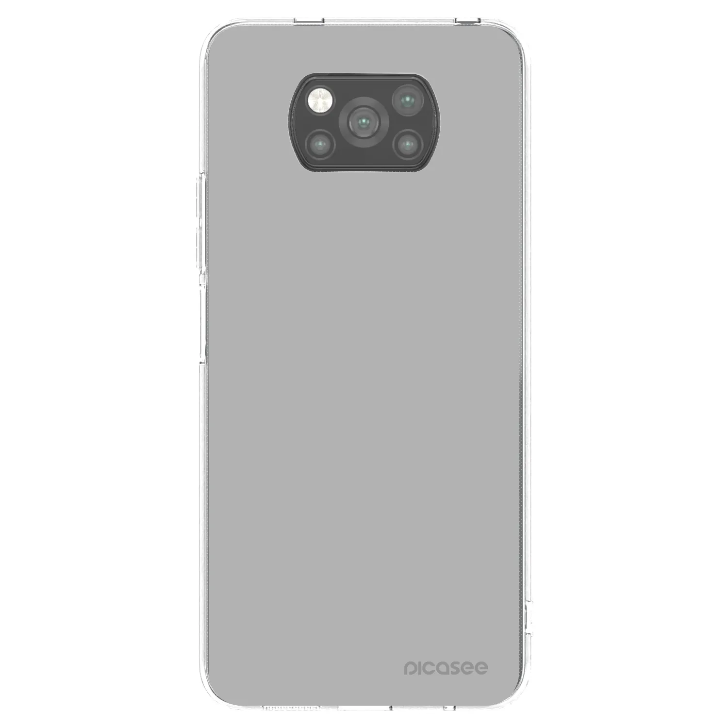 Picasee husă neagră din silicon pentru Xiaomi Poco X3 Pro - Stone