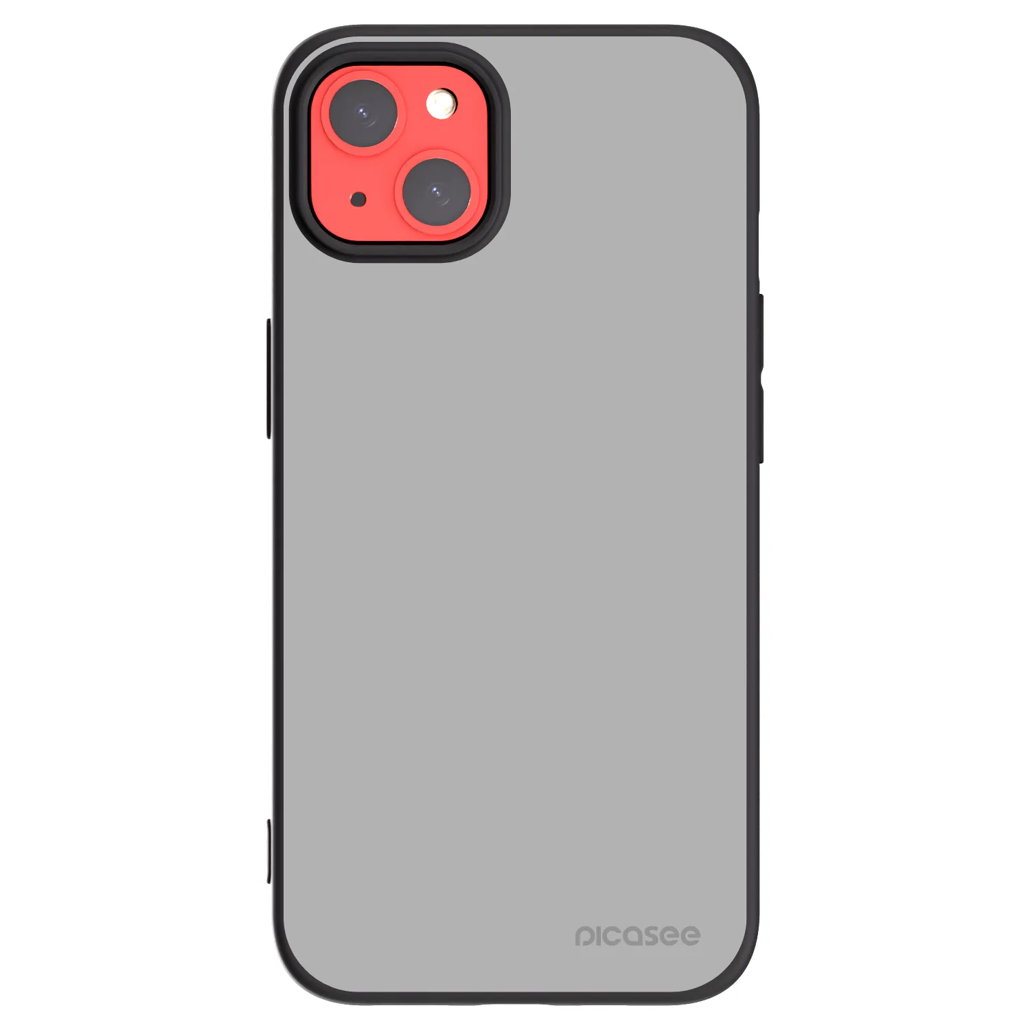 Picasee husă neagră din silicon pentru Apple iPhone 13 - Stone