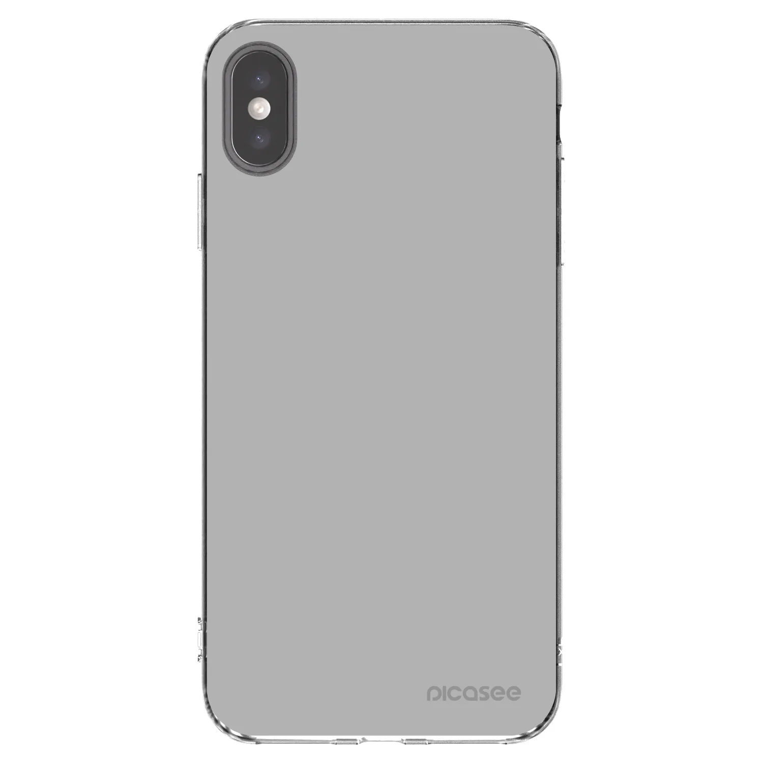 Picasee husă transparentă din silicon pentru Apple iPhone XS Max - Stone