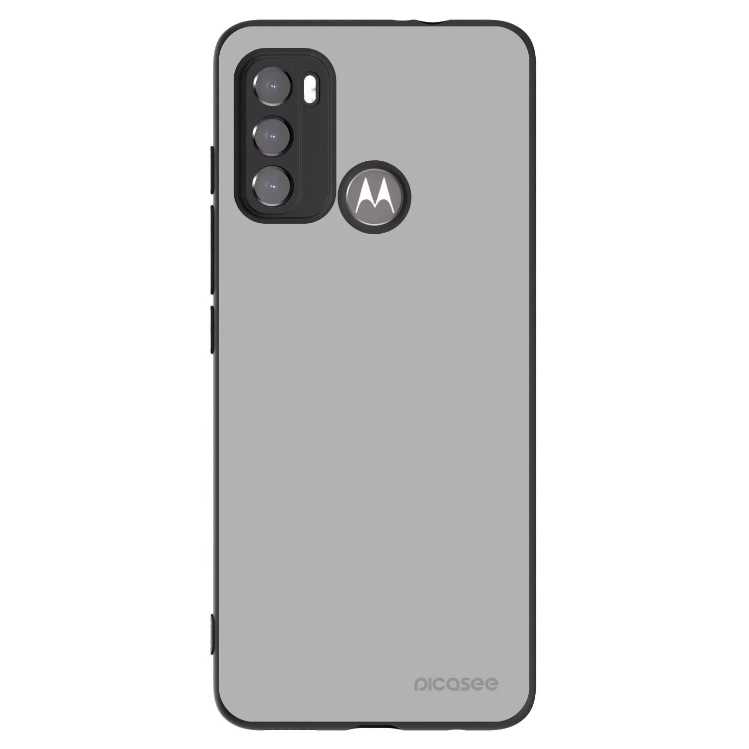 Picasee husă neagră din silicon pentru Motorola Moto G60 - Stone