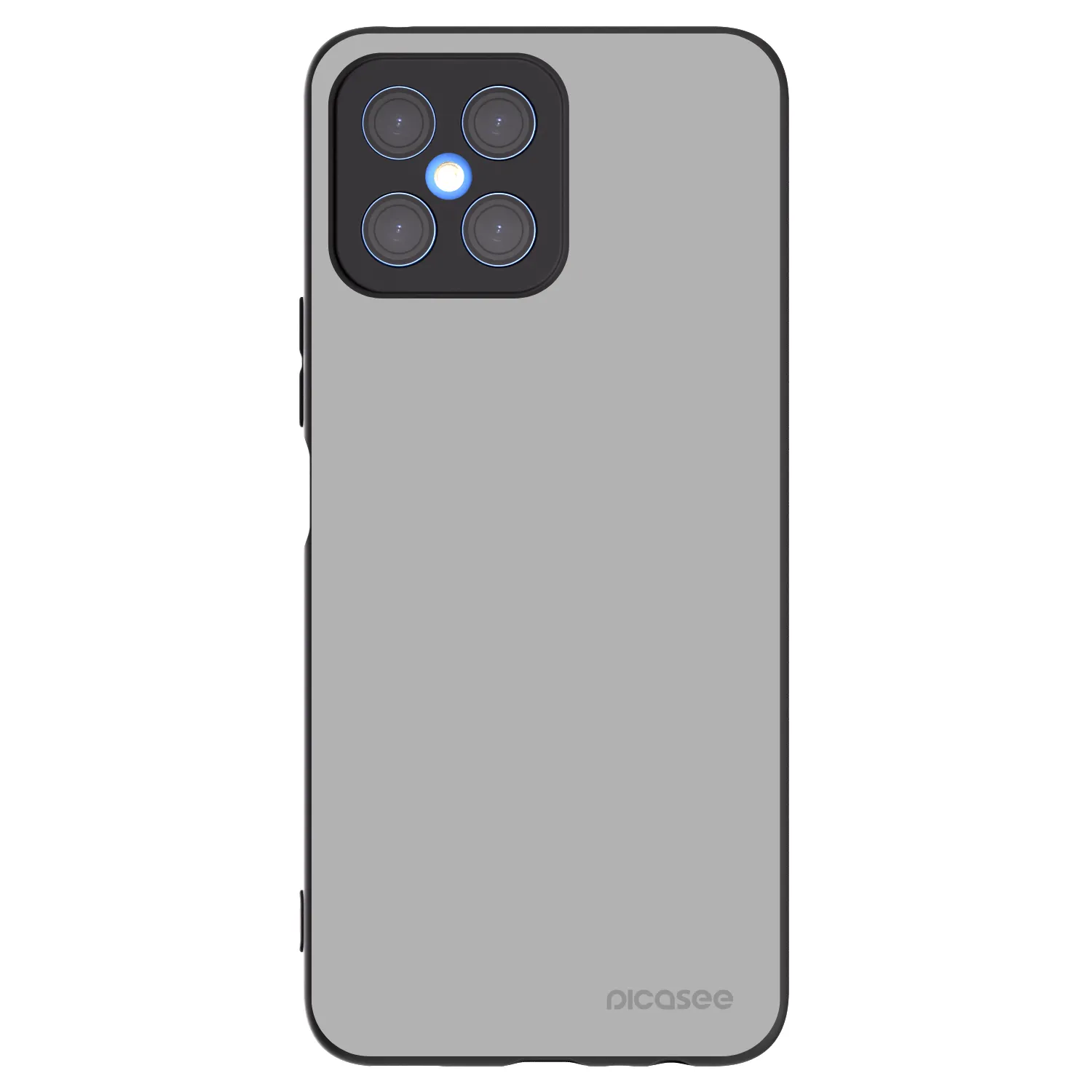 Picasee husă neagră din silicon pentru Honor X8 4G - Stone