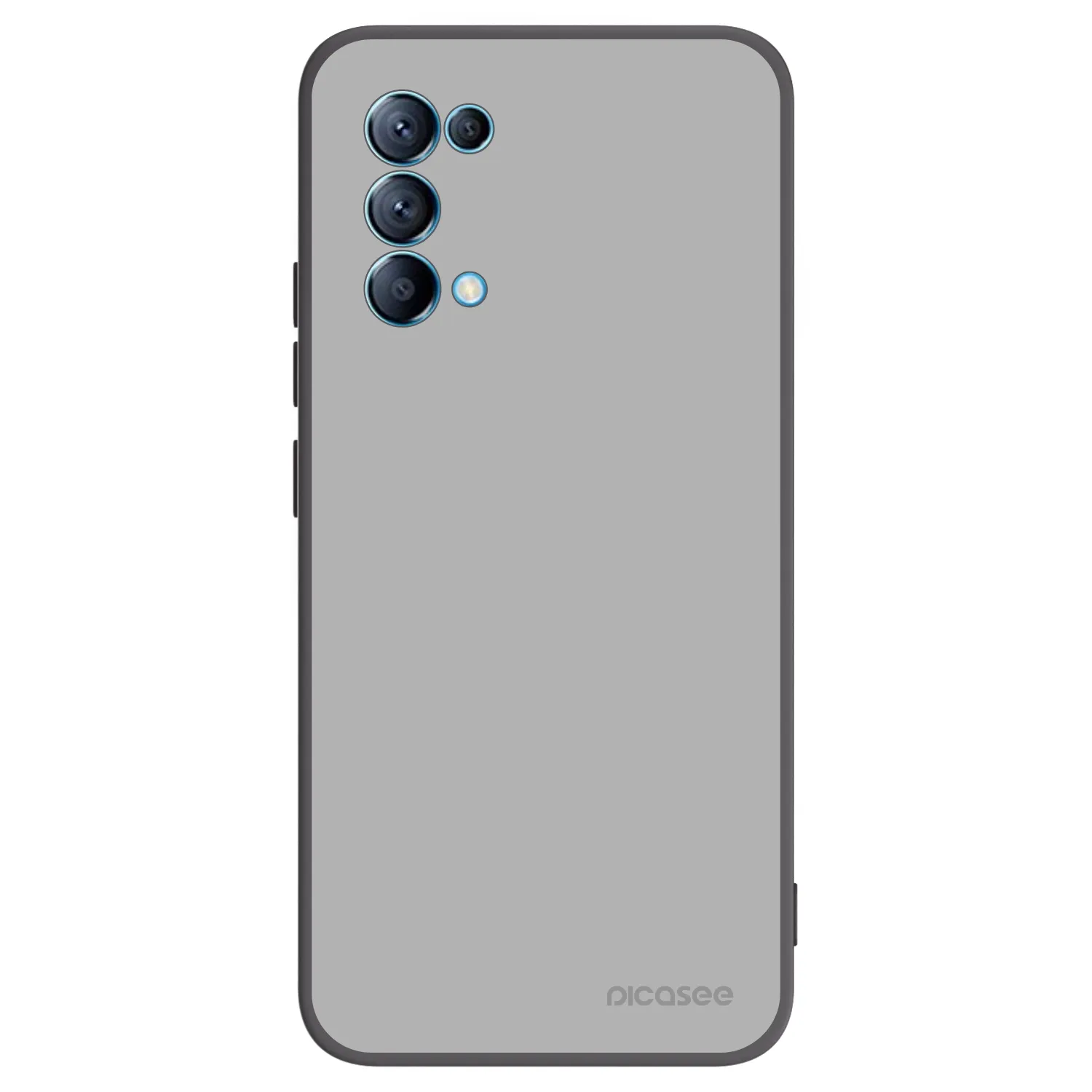 Picasee husă neagră din silicon pentru OPPO Reno 5 5G - Stone