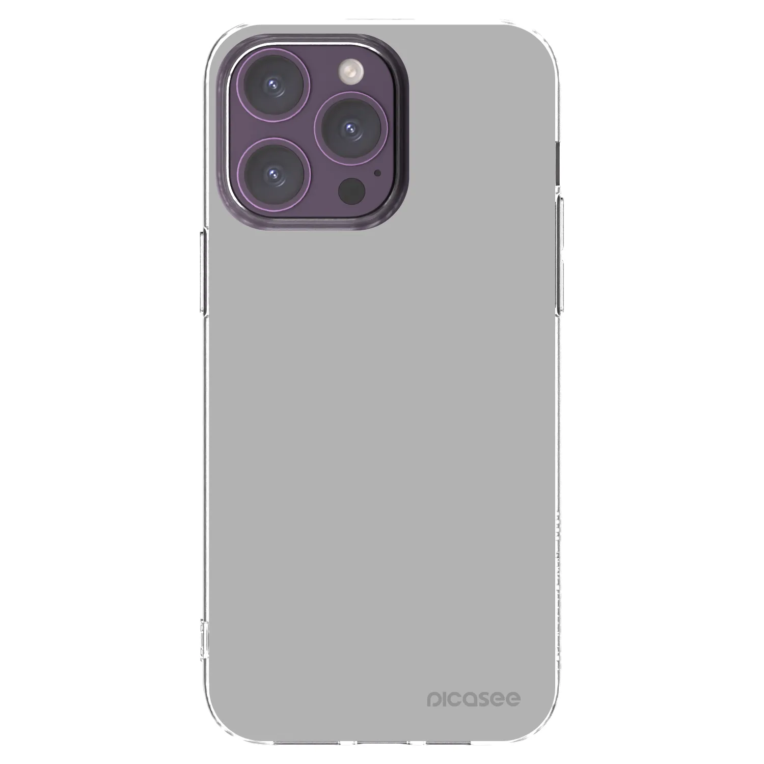 Picasee husă transparentă din silicon pentru Apple iPhone 14 Pro Max - Stone