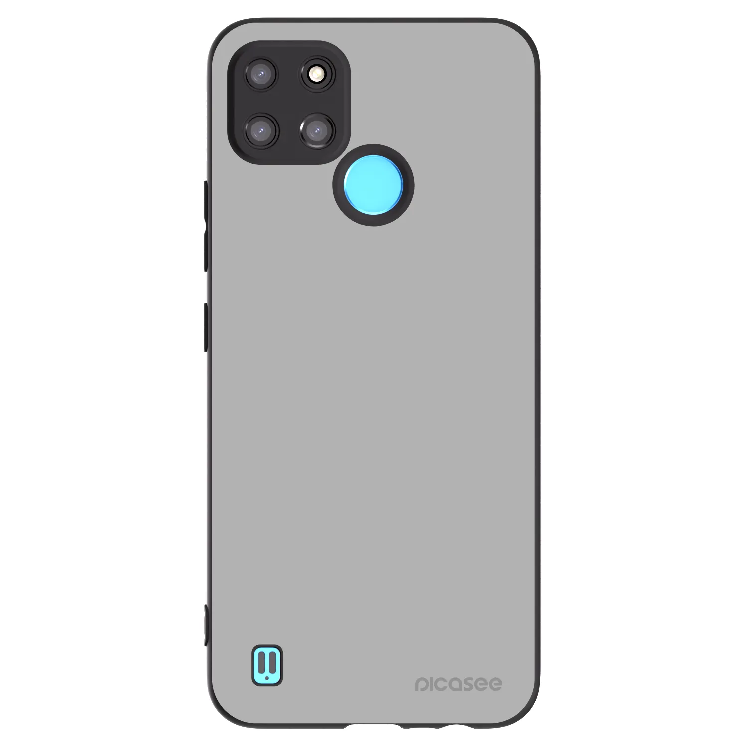 Picasee husă neagră din silicon pentru Realme C21Y - Stone