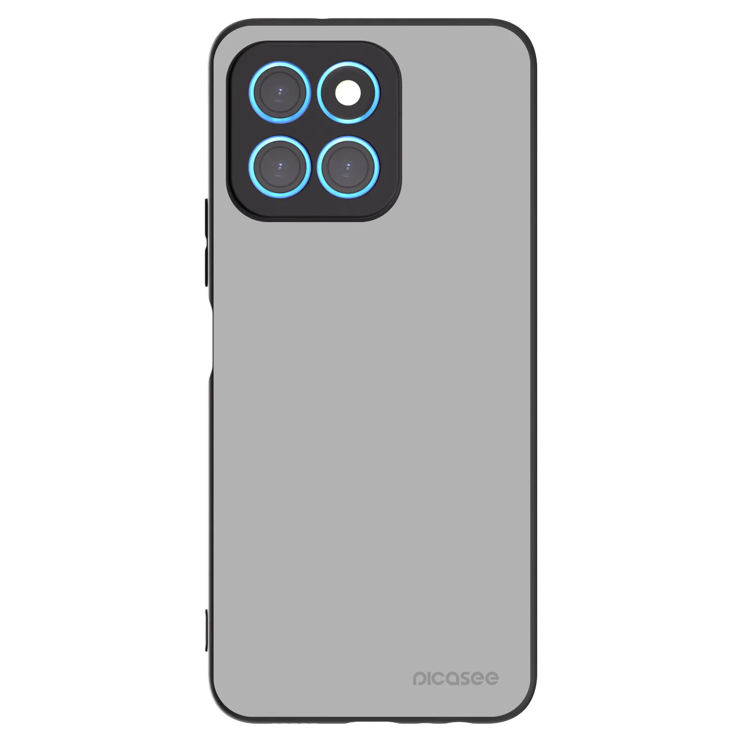 Picasee husă neagră din silicon pentru Honor X6 - Stone