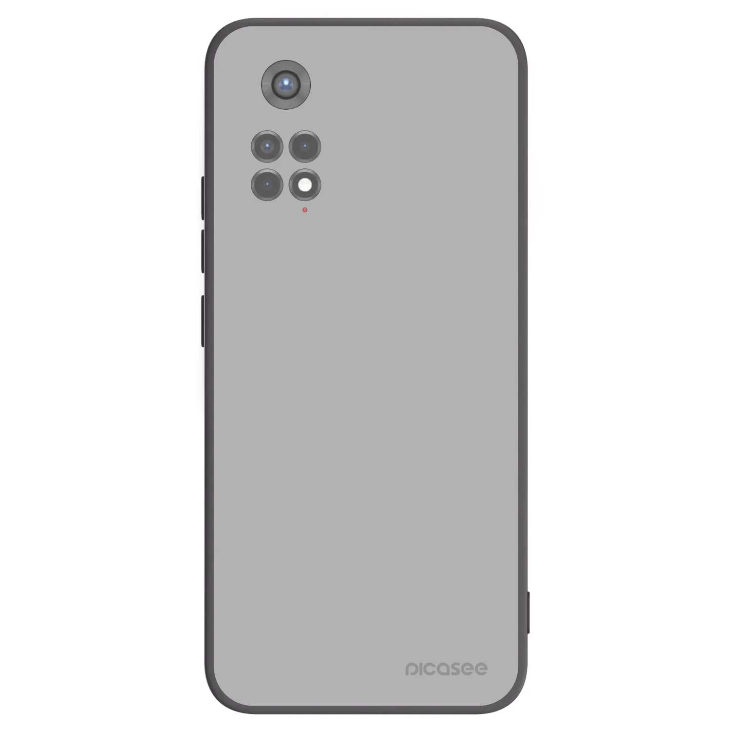 Picasee husă neagră din silicon pentru Xiaomi Redmi Note 11S 5G - Stone