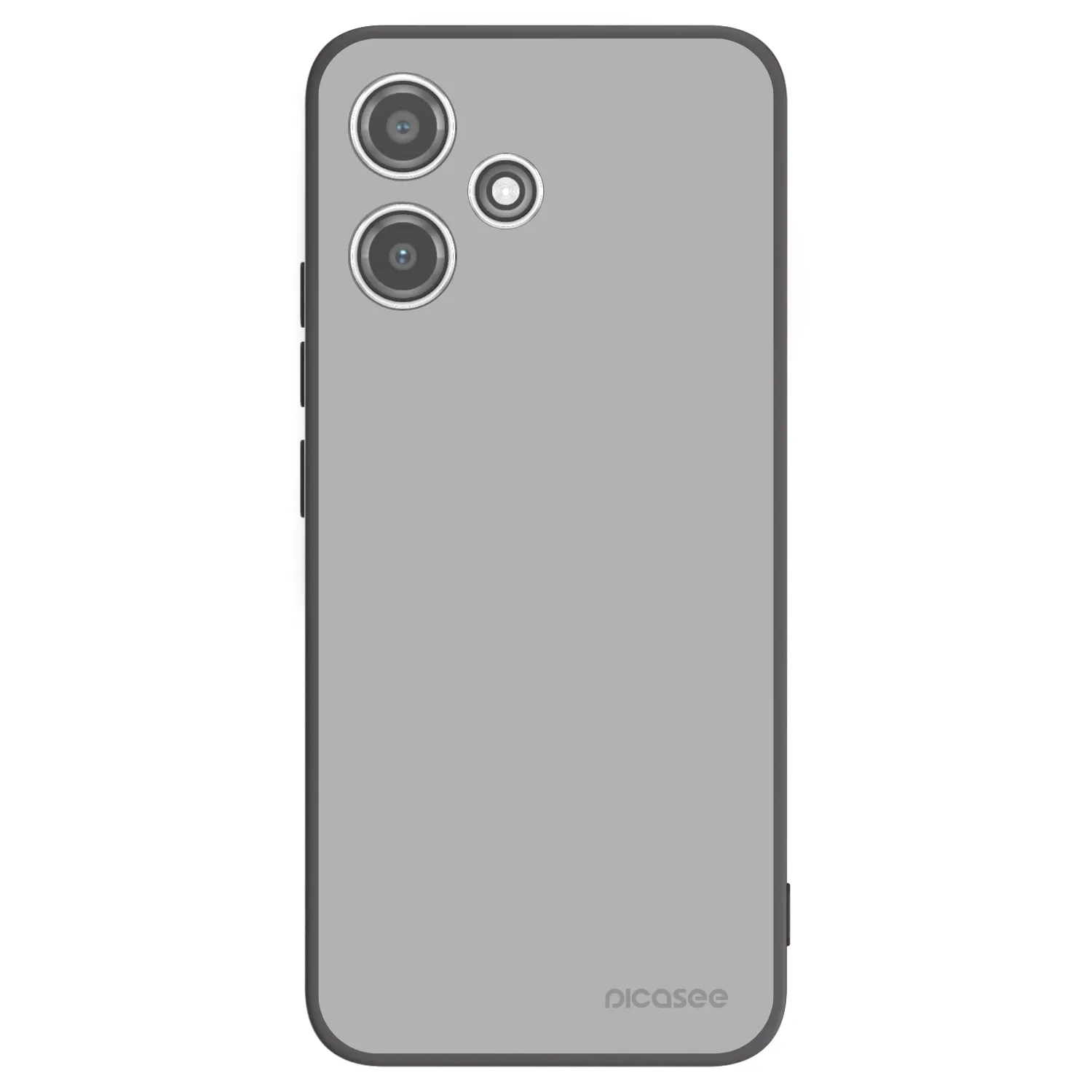 Picasee husă neagră din silicon pentru Xiaomi Redmi 12 5G - Stone