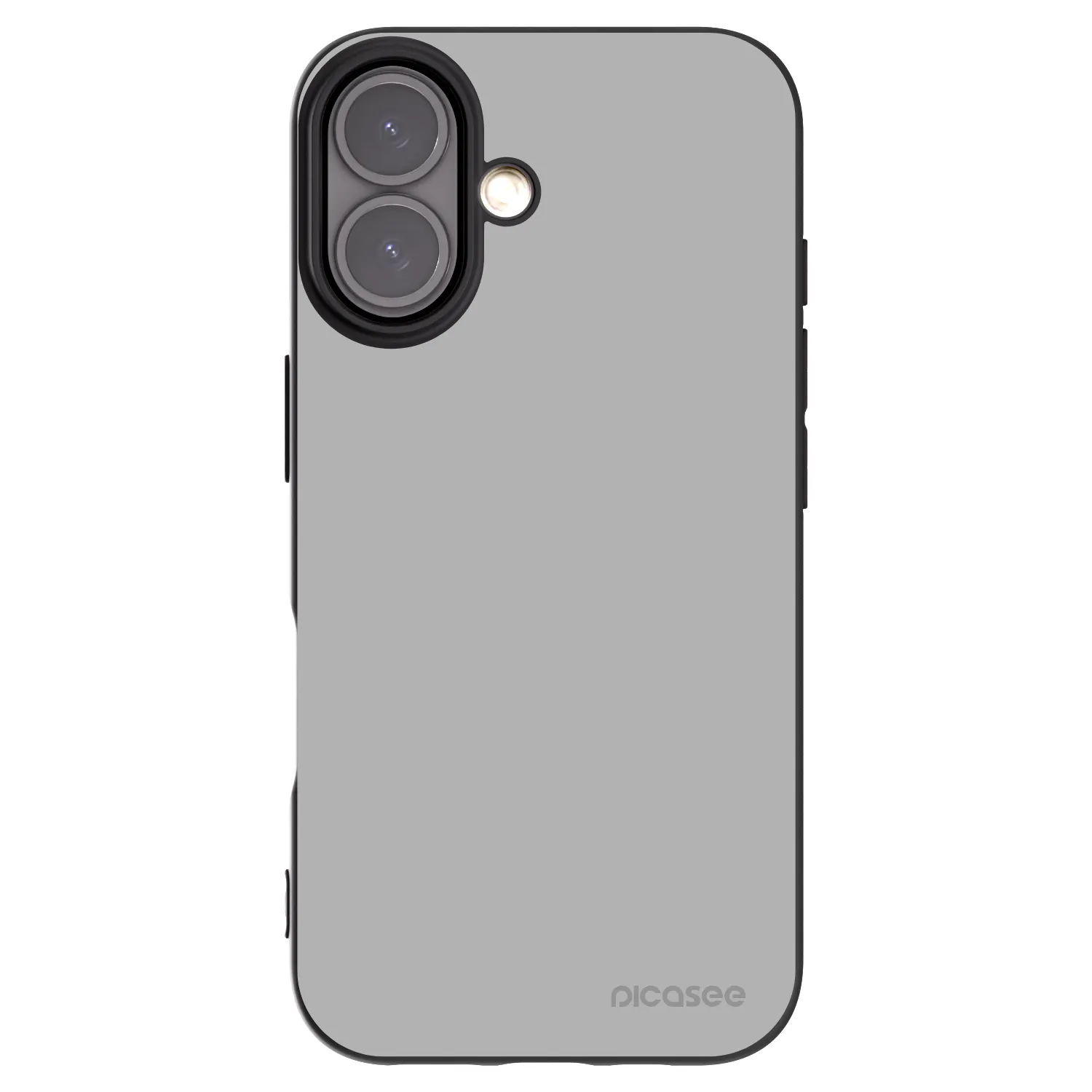 Picasee husă neagră din silicon pentru Apple iPhone 16 - Stone