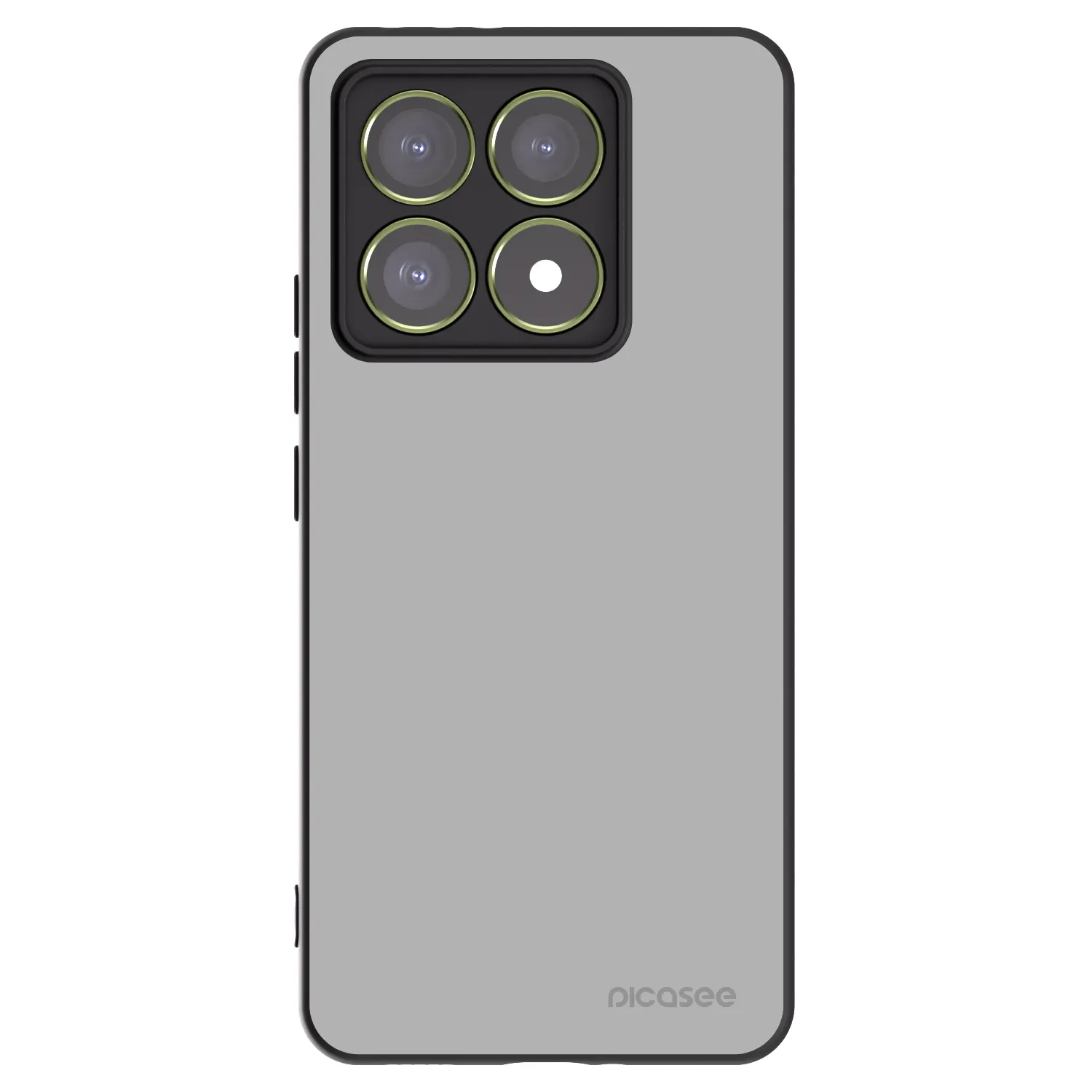 Picasee husă neagră din silicon pentru Xiaomi 14T - Stone