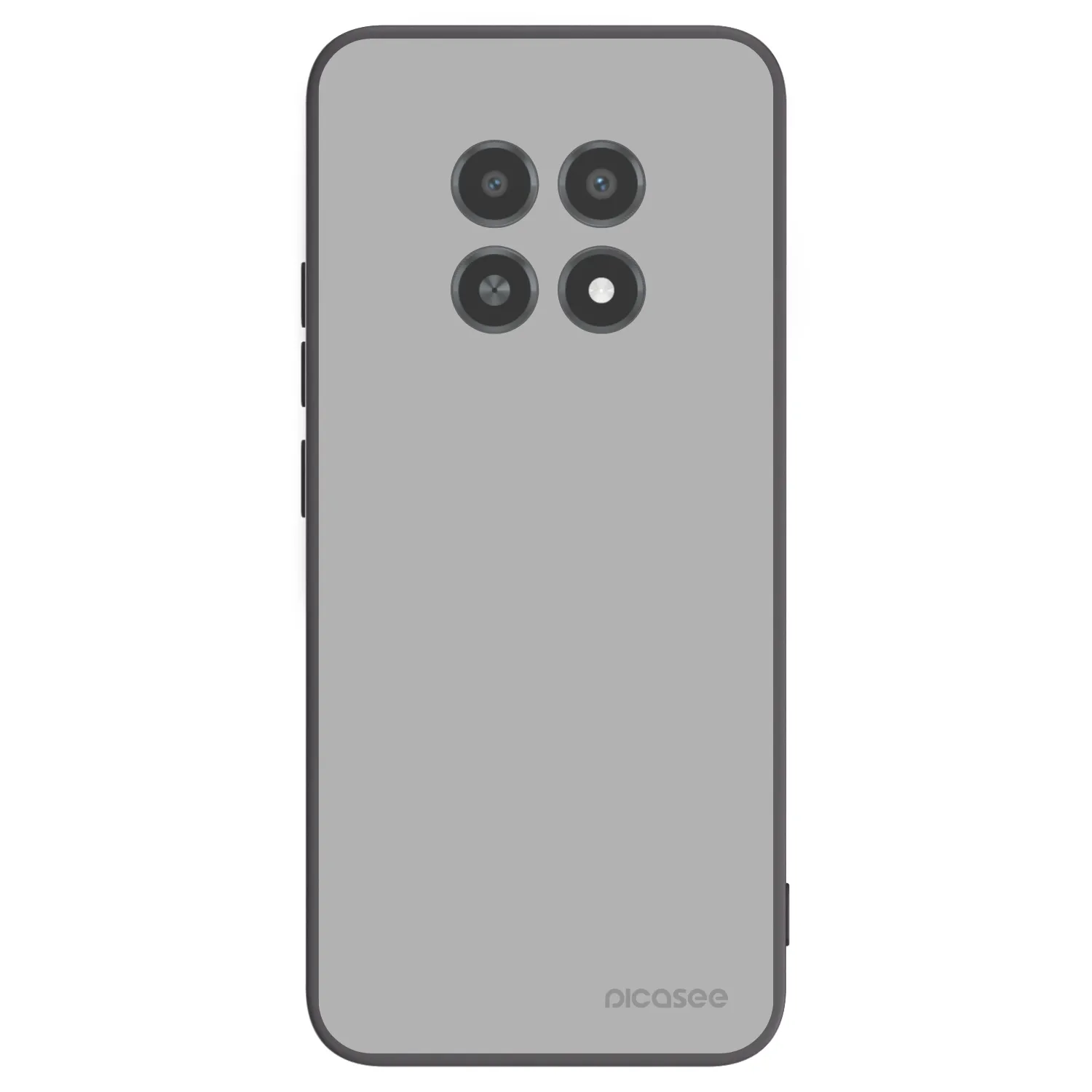 Picasee husă neagră din silicon pentru Realme 12X - Stone
