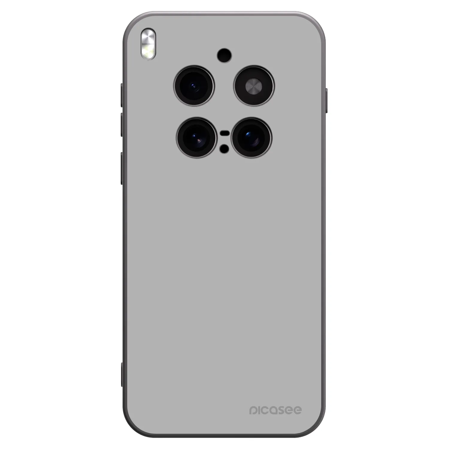 Picasee husă neagră din silicon pentru Vivo X300 Pro - Stone