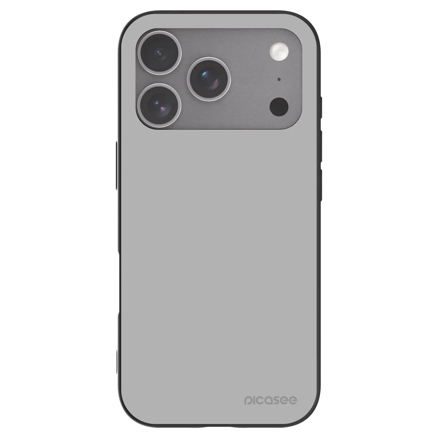 Picasee husă neagră din silicon pentru Apple iPhone 18 Pro - Stone