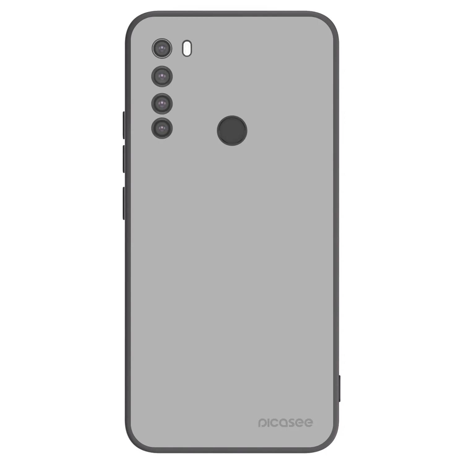 Picasee husă neagră din silicon pentru Xiaomi Redmi Note 8 - Stone