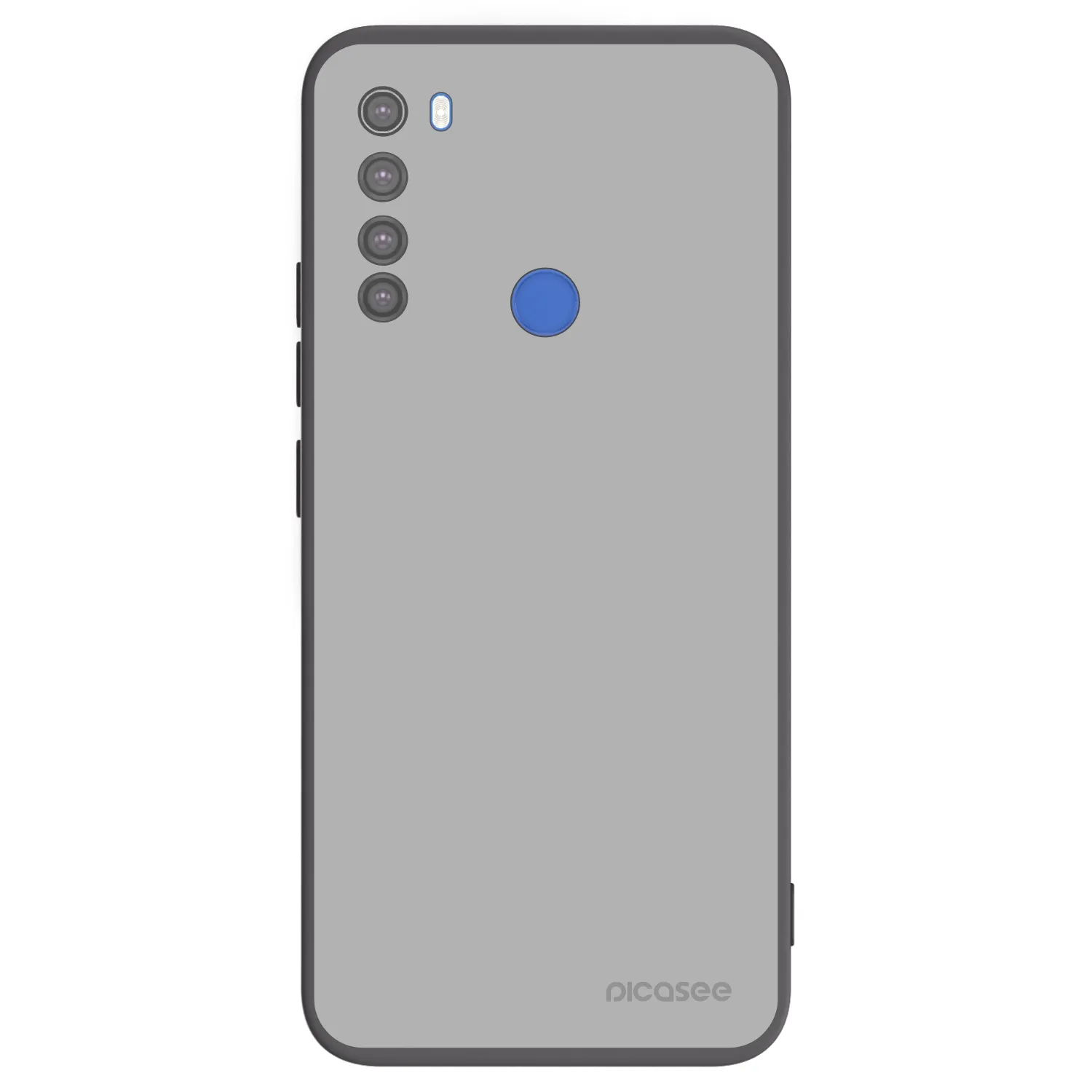 Picasee husă neagră din silicon pentru Xiaomi Redmi Note 8T - Stone