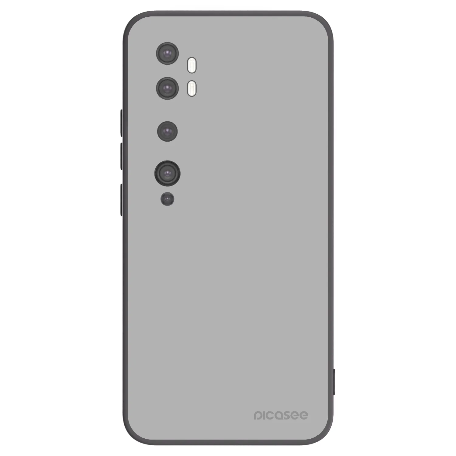 Picasee husă neagră din silicon pentru Xiaomi Mi Note 10 (Pro) - Stone