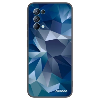 Picasee husă neagră din silicon pentru OPPO Reno 5 5G - Wallpaper