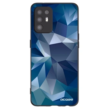 Picasee husă neagră din silicon pentru OPPO A94 5G - Wallpaper