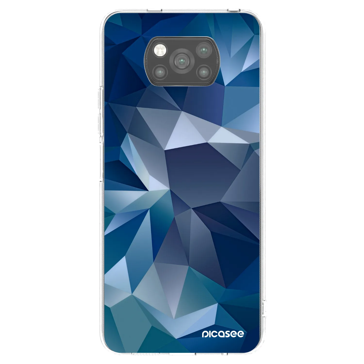 Picasee husă neagră din silicon pentru Xiaomi Poco X3 Pro - Wallpaper