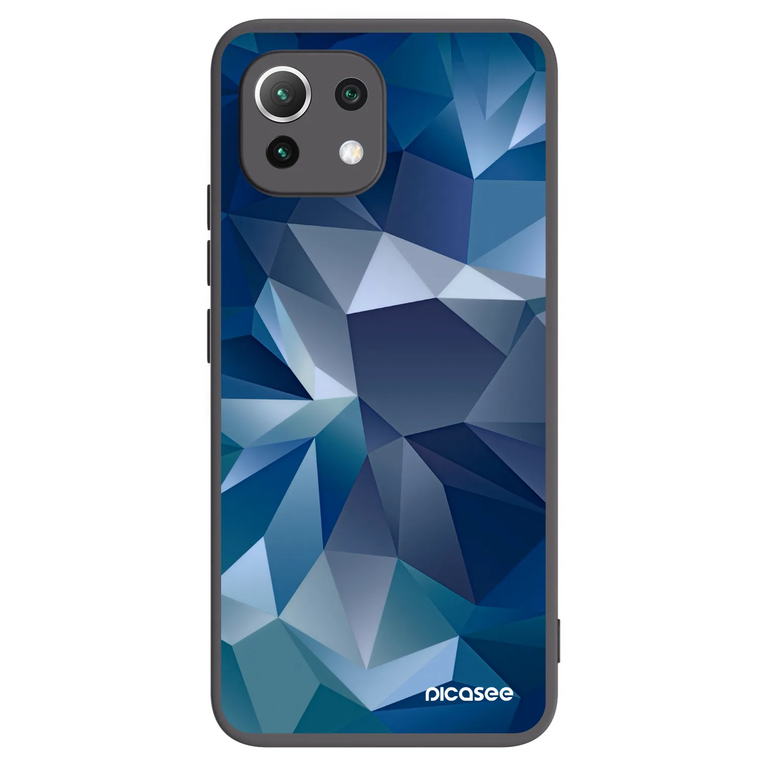 Picasee husă neagră din silicon pentru Xiaomi Mi 11 Lite - Wallpaper