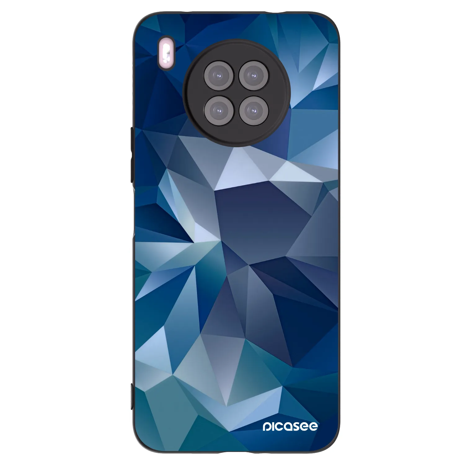 Picasee husă neagră din silicon pentru Huawei Nova 8i - Wallpaper