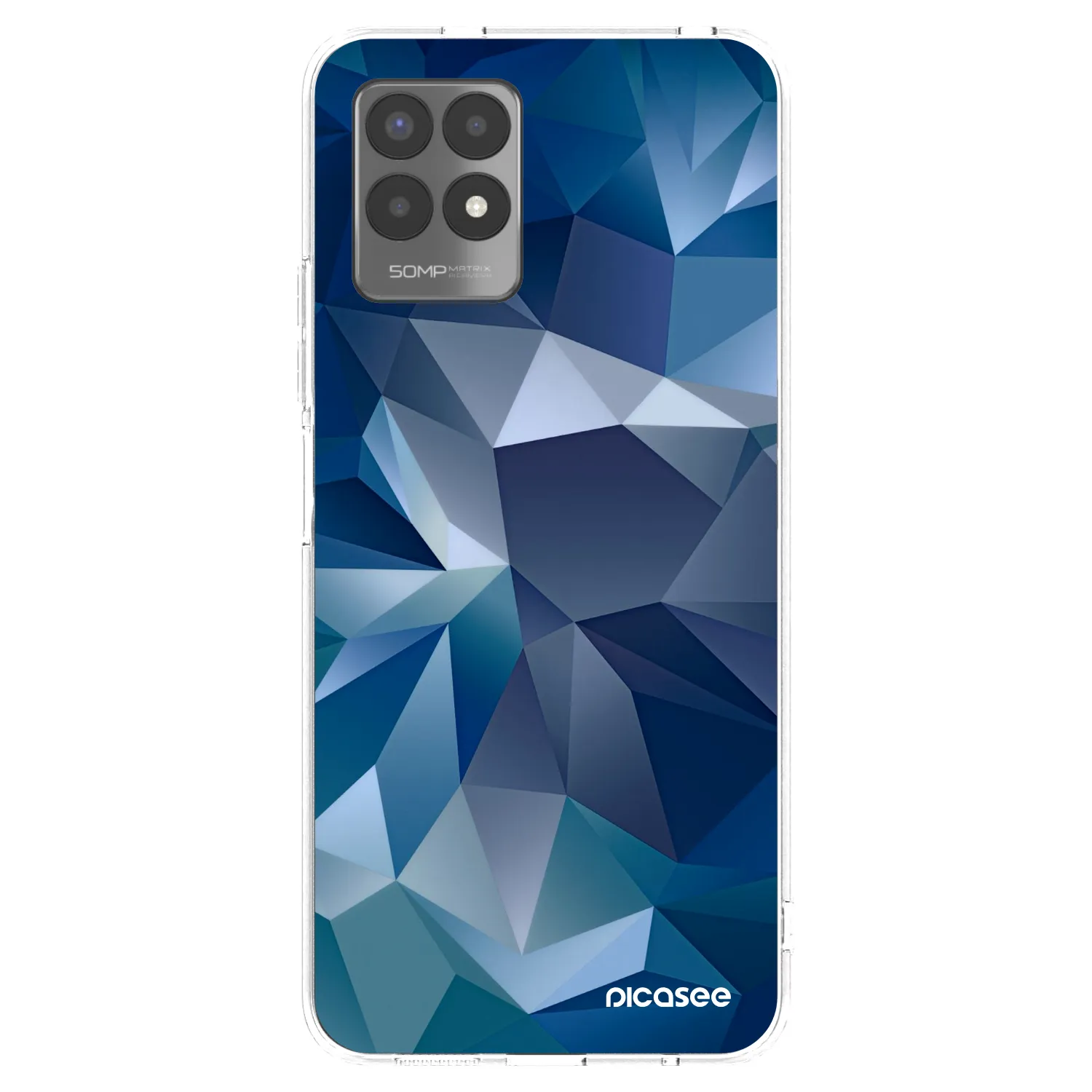 Picasee husă transparentă din silicon pentru Realme 8i - Wallpaper
