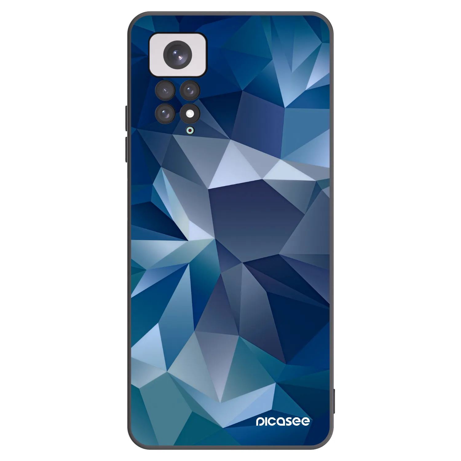 Picasee husă neagră din silicon pentru Xiaomi Redmi Note 11 - Wallpaper