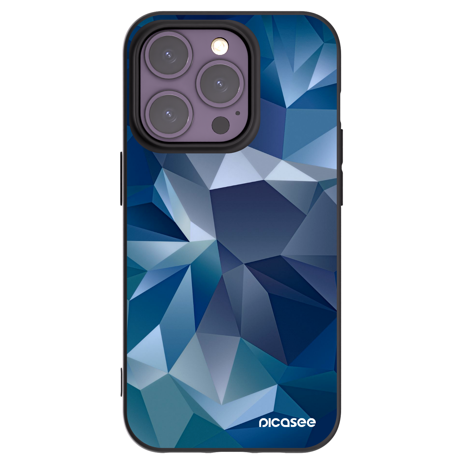 Picasee husă neagră din silicon pentru Apple iPhone 14 Pro - Wallpaper