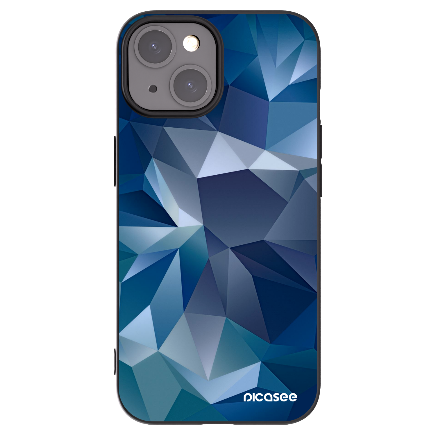 Picasee husă neagră din silicon pentru Apple iPhone 15 - Wallpaper