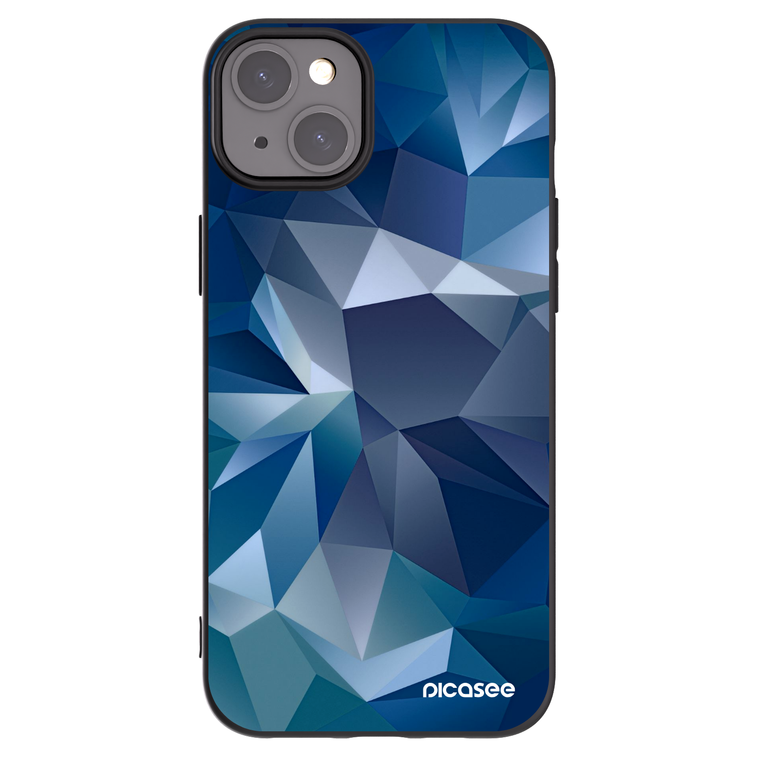 Picasee husă neagră din silicon pentru Apple iPhone 15 Plus - Wallpaper