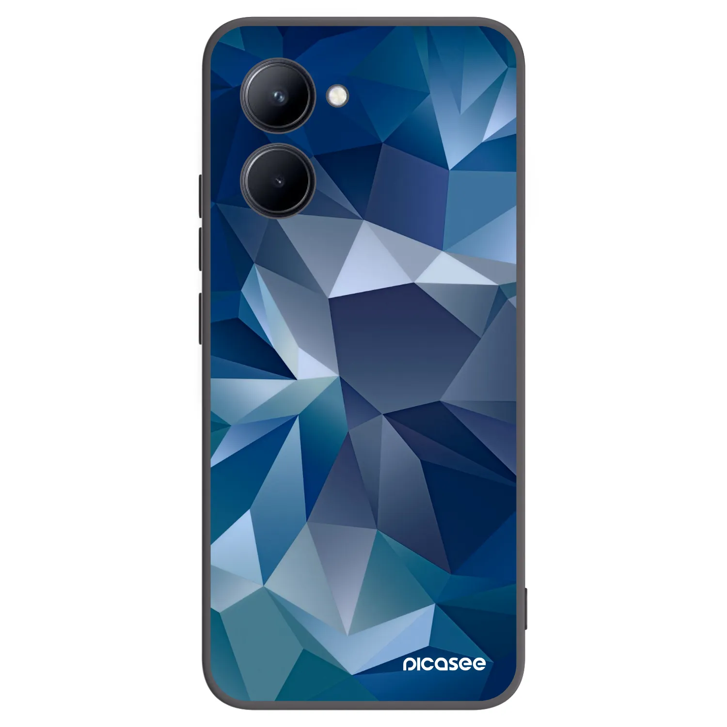 Picasee husă neagră din silicon pentru Realme C33 (2023) - Wallpaper