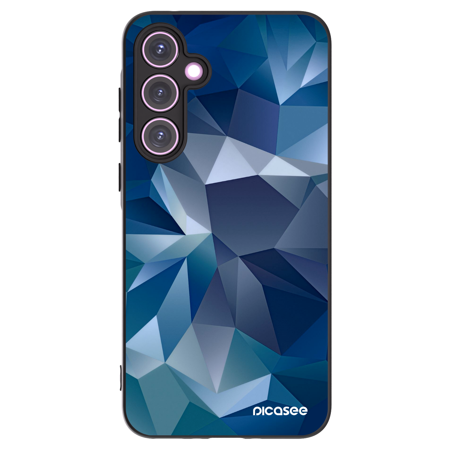 Picasee husă neagră din silicon pentru Samsung Galaxy A35 5G A356B - Wallpaper