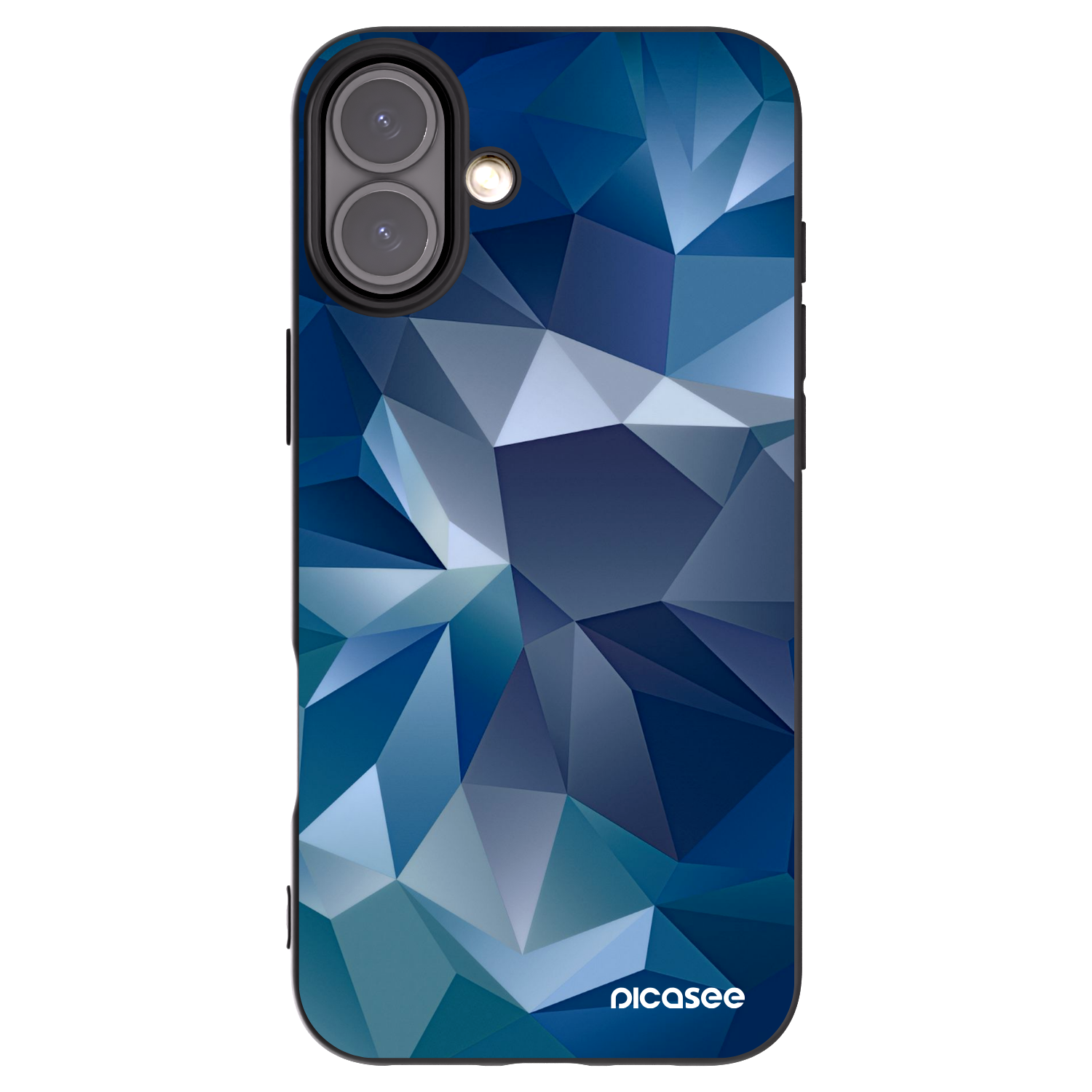 Picasee husă neagră din silicon pentru Apple iPhone 16 Plus - Wallpaper