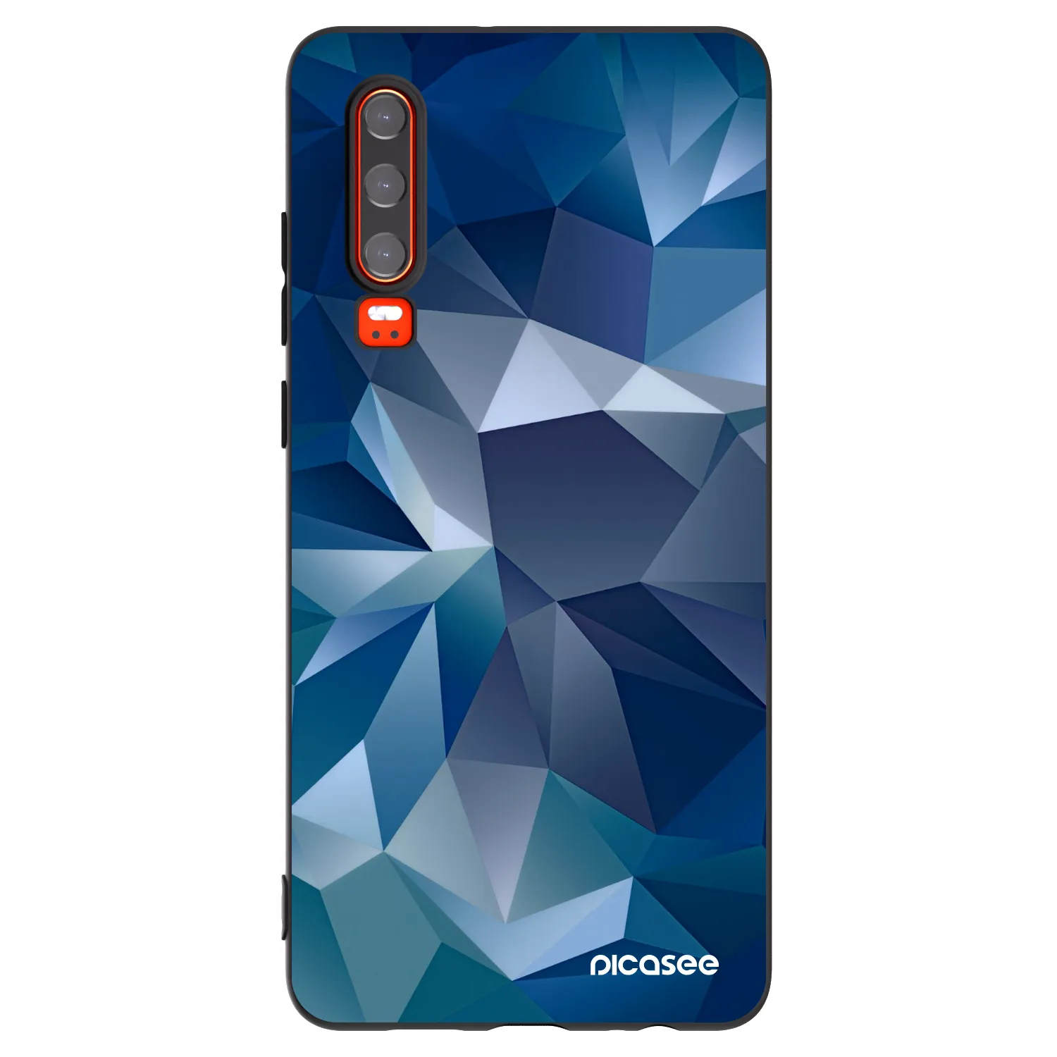 Picasee husă neagră din silicon pentru Huawei P30 - Wallpaper