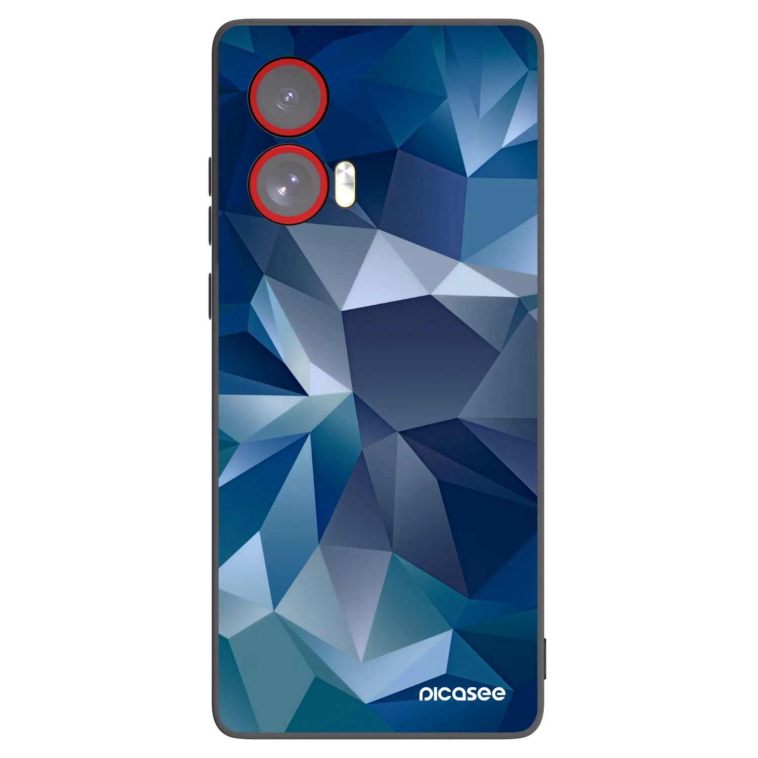 Picasee husă neagră din silicon pentru Motorola Edge 50 Fusion - Wallpaper