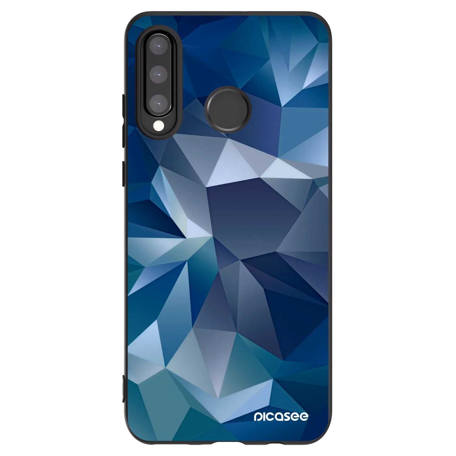 Picasee husă neagră din silicon pentru Huawei P30 Lite - Wallpaper