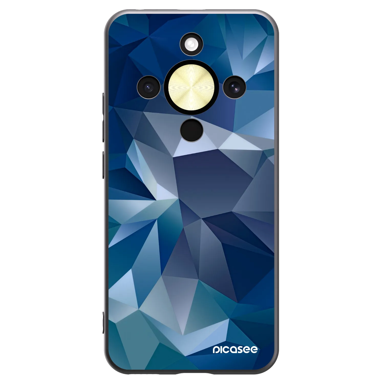 Picasee husă neagră din silicon pentru Honor Magic8 Lite 5G - Wallpaper