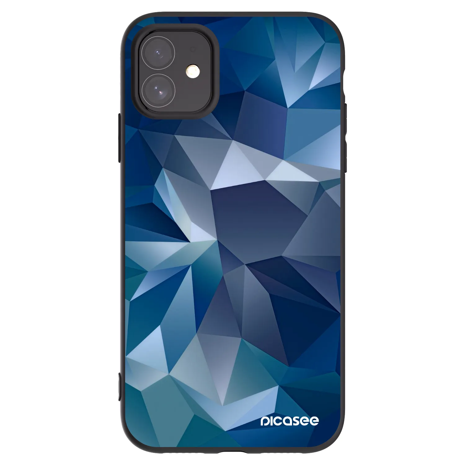 Picasee husă neagră din silicon pentru Apple iPhone 11 - Wallpaper