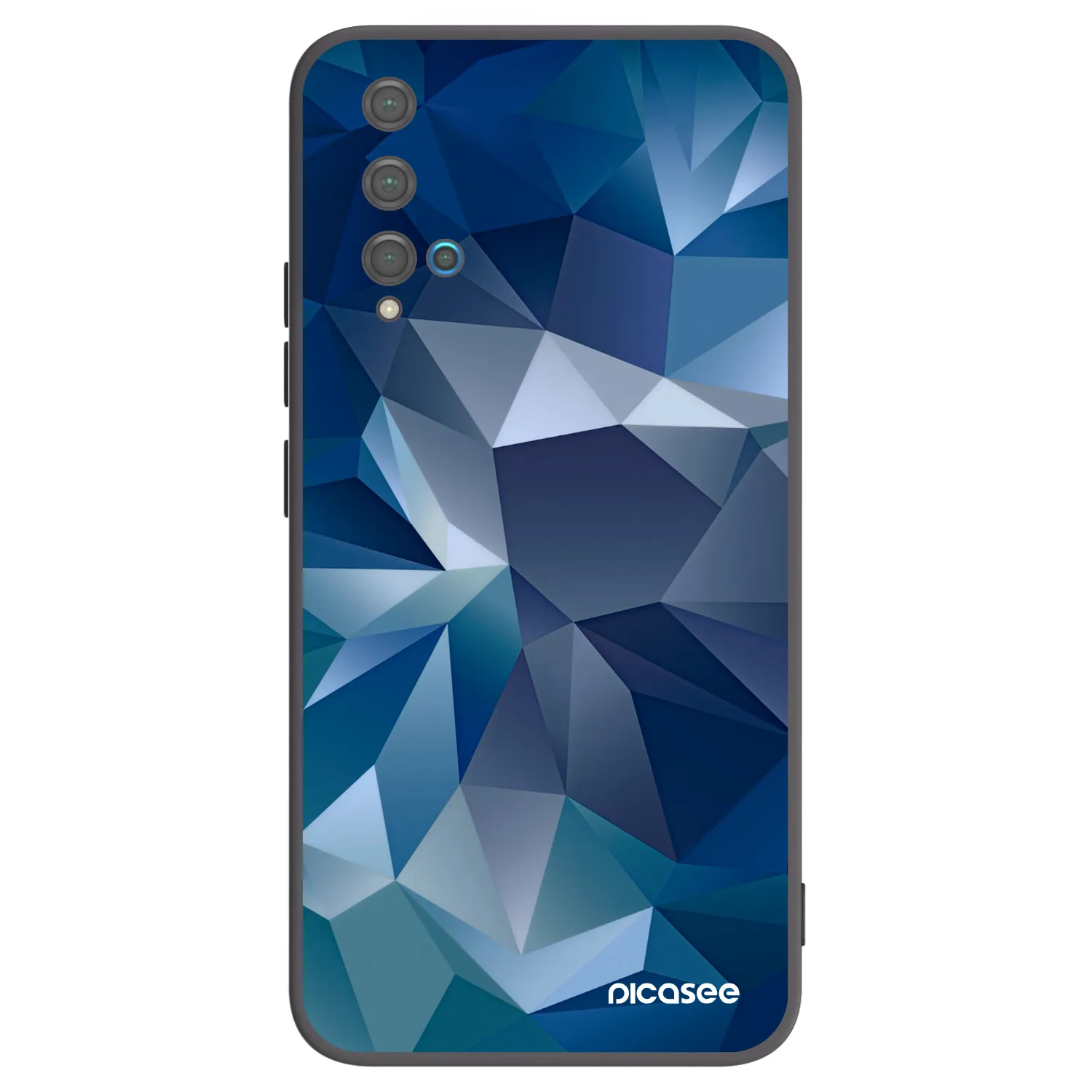 Picasee husă neagră din silicon pentru Huawei Nova 5T - Wallpaper