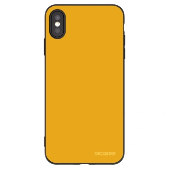 Picasee husă neagră din silicon pentru Apple iPhone XS Max - Sun
