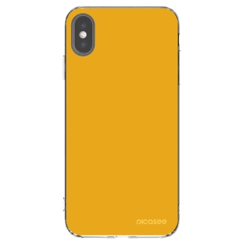 Picasee husă transparentă din silicon pentru Apple iPhone XS Max - Sun