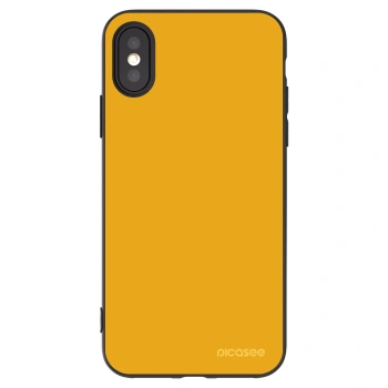 Picasee husă neagră din silicon pentru Apple iPhone X/XS - Sun